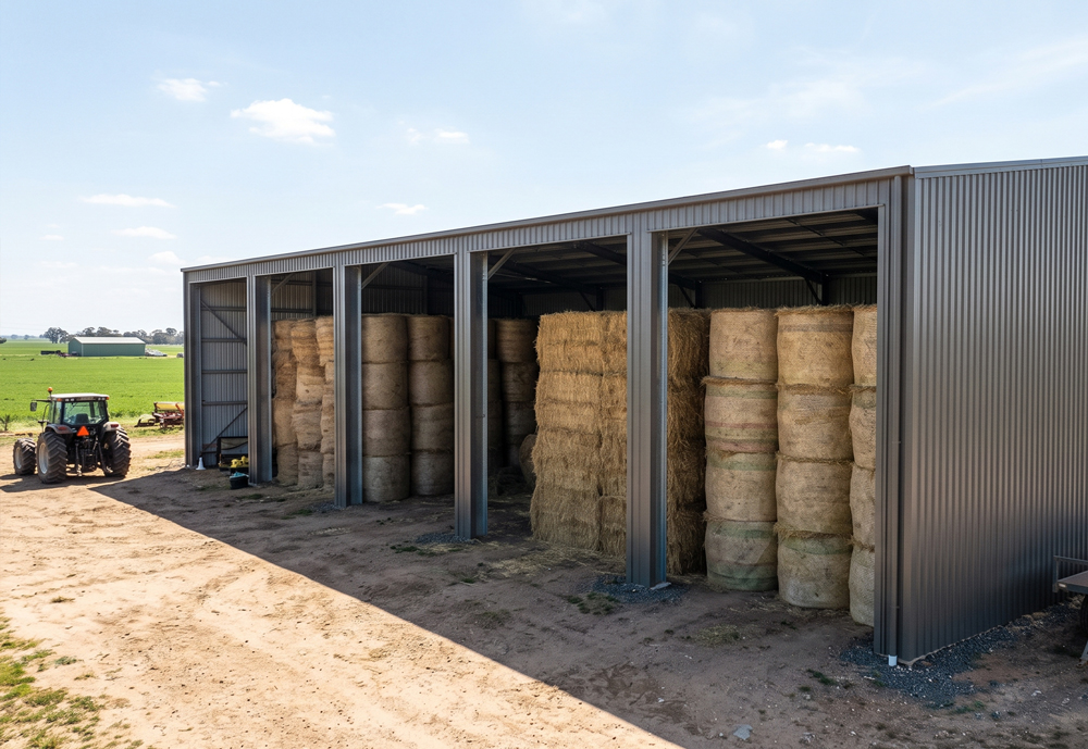 steel custom farm shed