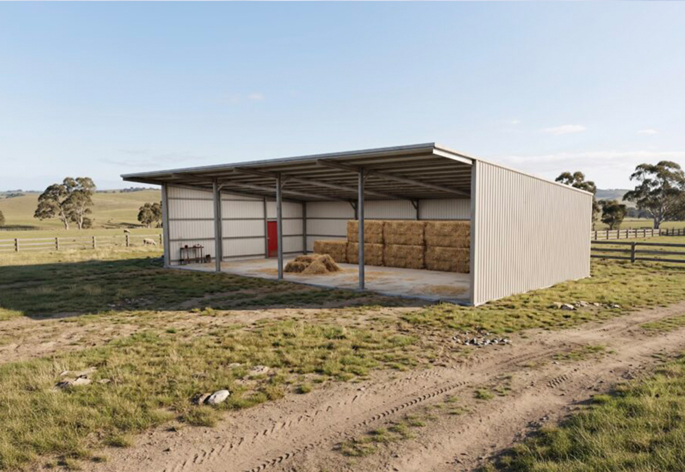 steel custom farm shed