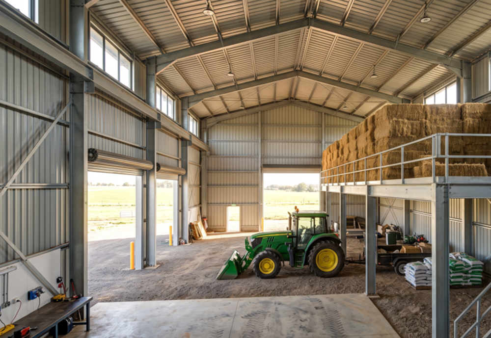 steel custom farm shed