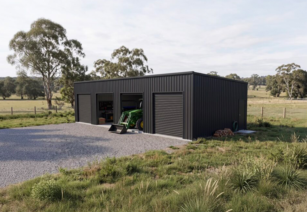steel custom farm shed